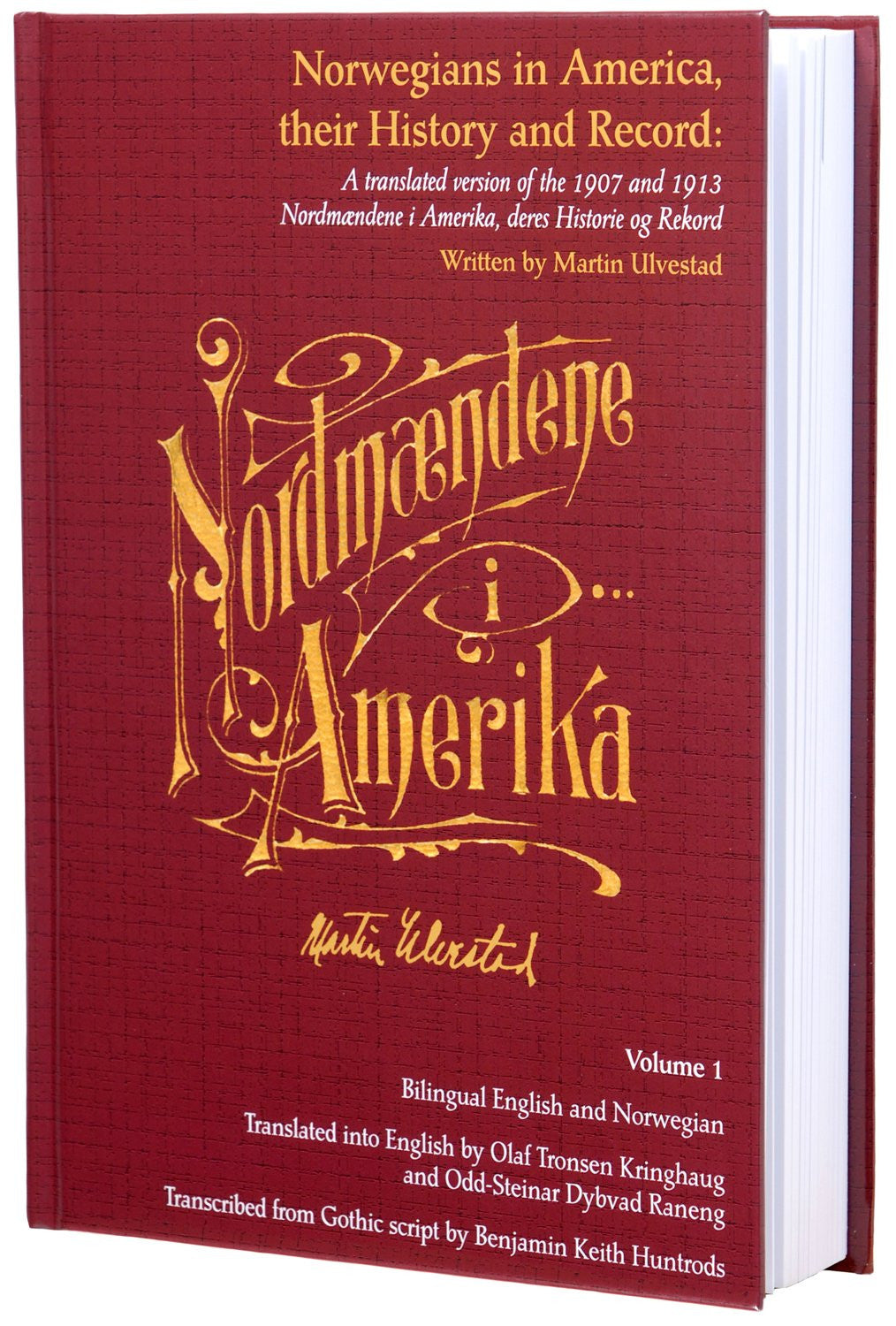 Norwegians in America, their History and Record (years 1825-1907), Volume 1 by Martin Ulvestad