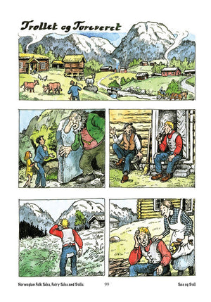 Norwegian Folk Tales, Fairy Tales and Trolls: Tuss og Troll, 2-Volume-Set by Asbjørnsen and Moe